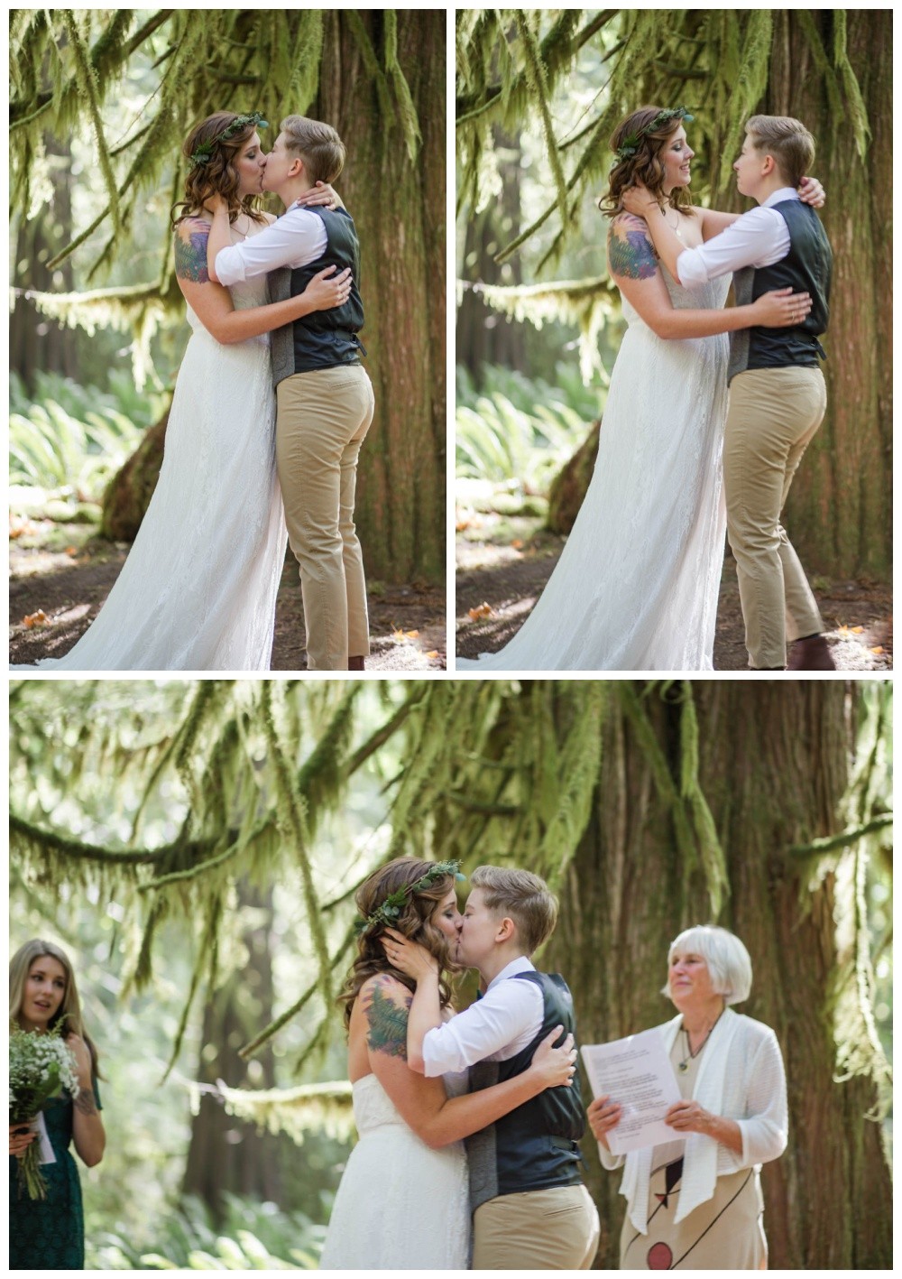 LGBT squamish forest elopement