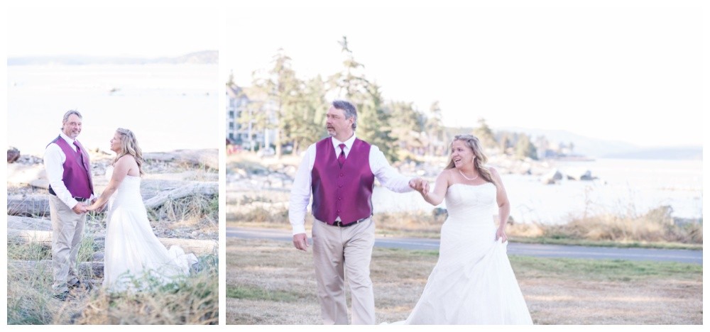 Comox kin beach wedding