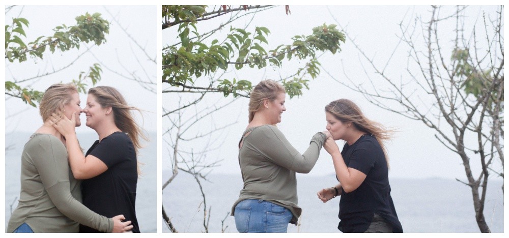 Windy day couples session