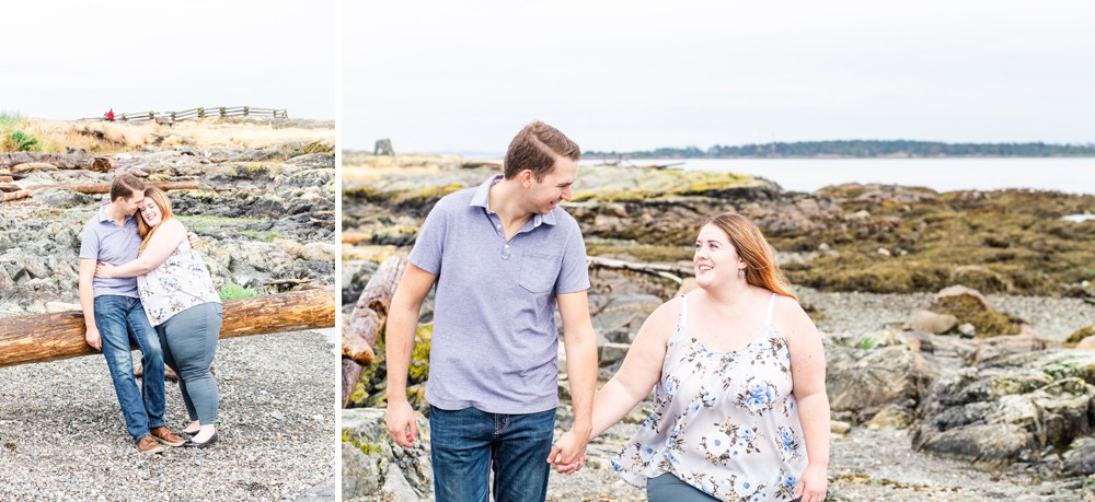 Plus size couples photos in Oak Bay