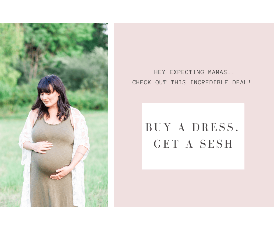 Buy a dress get a sesh Nanaimo maternity photography